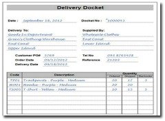 delivery template docket dockets sales format invoice necessary because always used also
