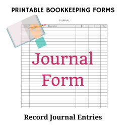 Free Bookkeeping Forms and Accounting Templates | Printable PDF