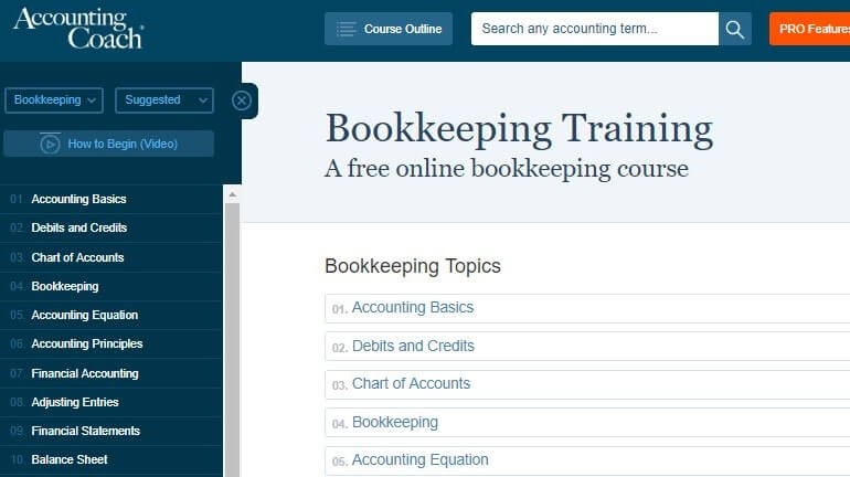 online accounting courses