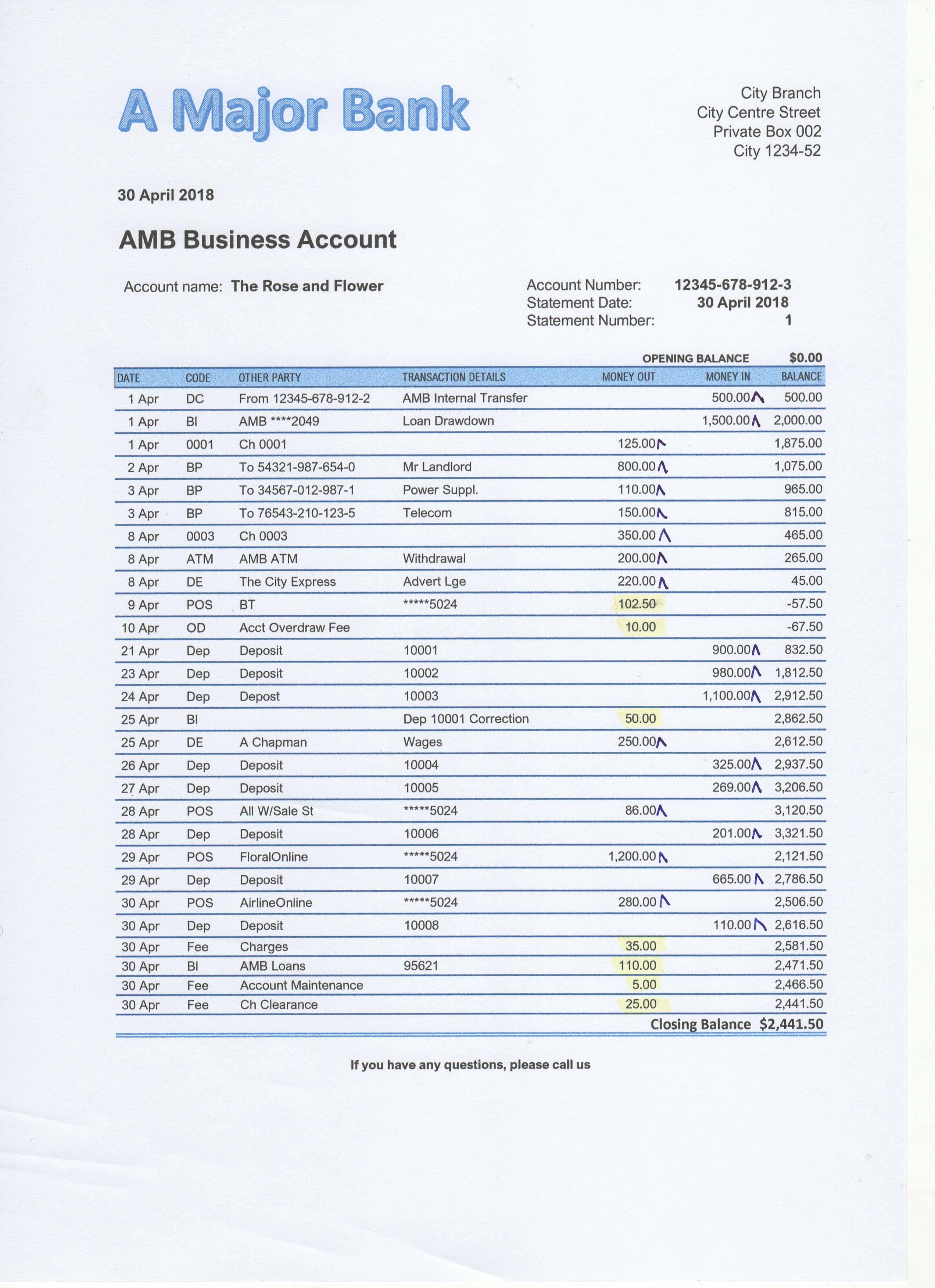 bank reconciliation exercises and answers free downloads reconciling the bank statement monthly is an example of