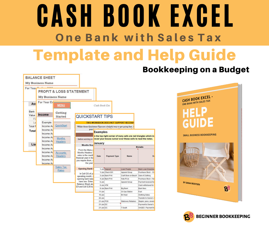 Cashbook Excel Products Thumbnail 1Bank with sales tax