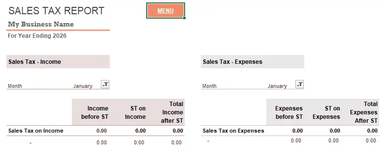 Cashbook-in-Excel-Sales-Tax-Report