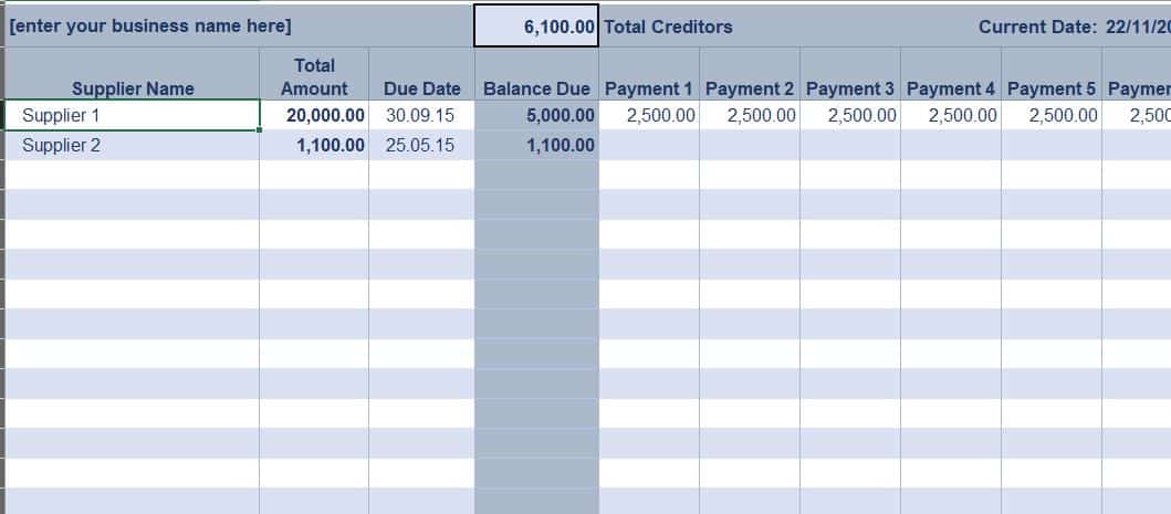 Accounting Ledger Template Printable from www.beginner-bookkeeping.com