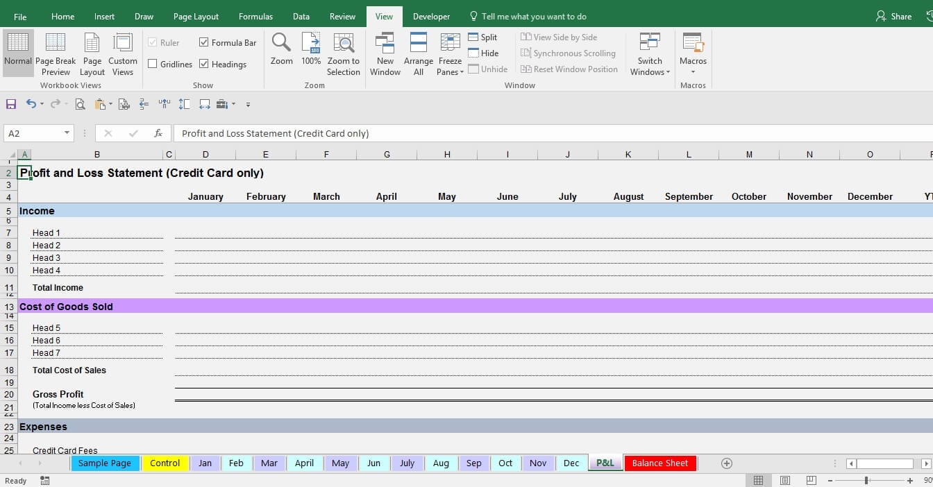 Business Expense Form Template from www.beginner-bookkeeping.com