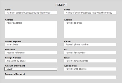 50 Printable Blank Receipt Template Forms - Fillable Samples in