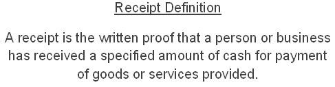 receipts meaning receipts meaning