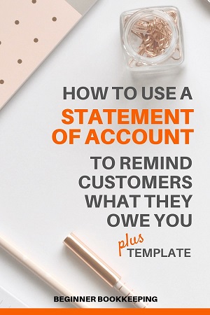 Statement Of Account Sample And Template