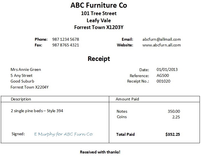 Receipts Office Com Receipt Templates Free Download Invoice Simple Carroll Cordova